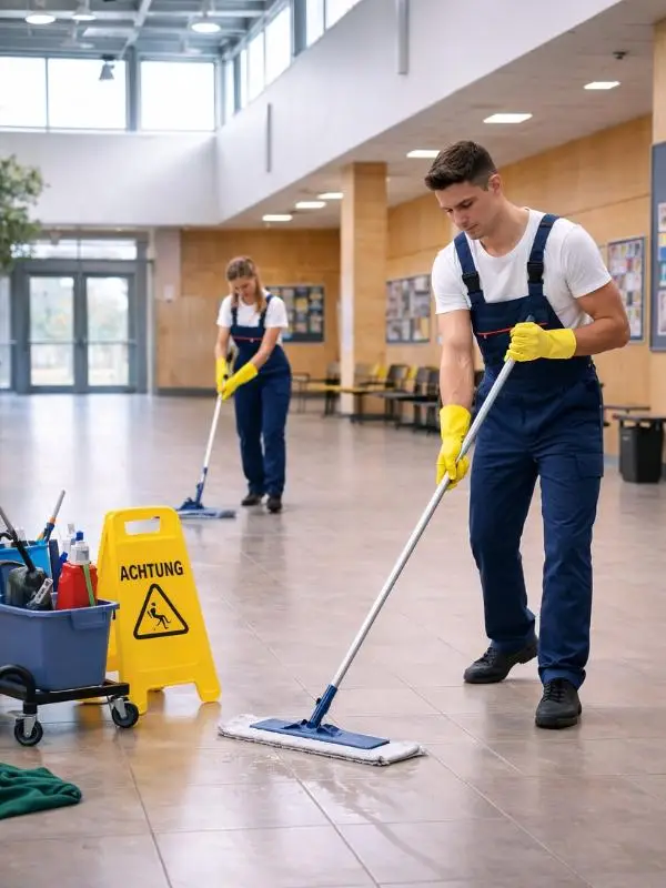 Schulreinigung in Brandenburg – sauberes Klassenzimmer nach der Reinigung