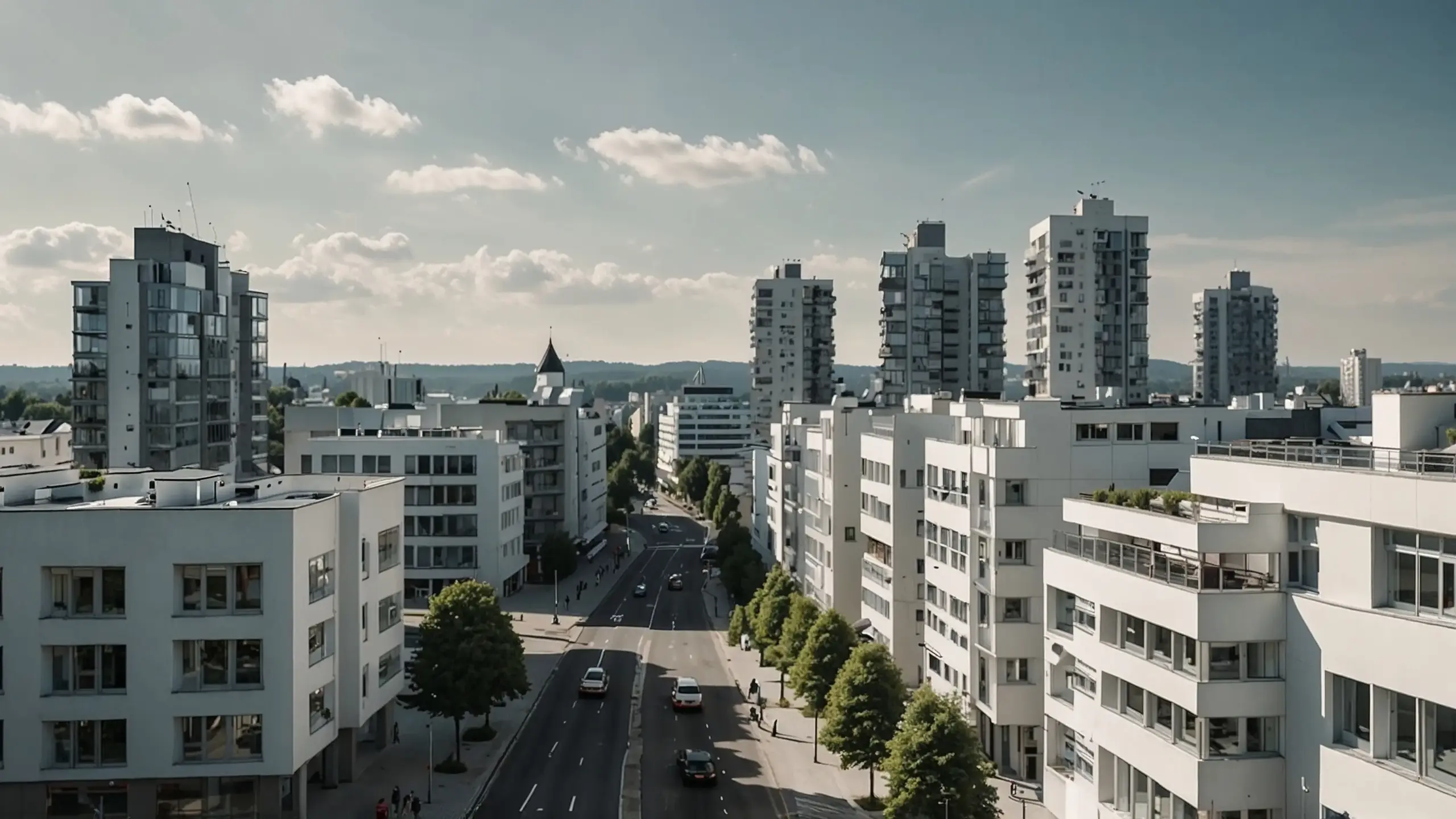 Stadtansicht aus dem Einsatzgebiet des Reinigungsservice von NovaClean in Brandenburg